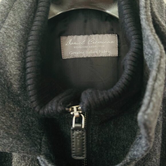 🧥NWOT🧥 Daniel Cremieux Signature Label Loro Piana Bib Wool Coat, M - Picture 4 of 12